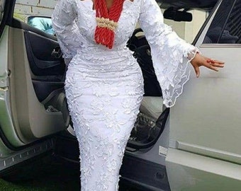 White nigerian dress cheap