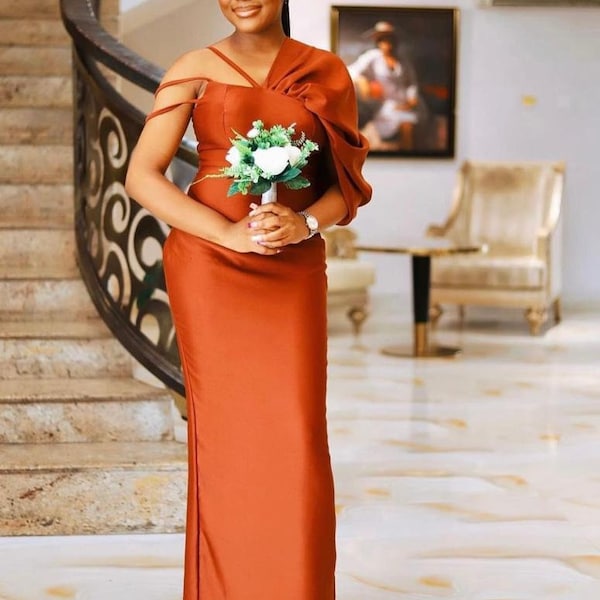 Burnt Orange Bridesmaid Dress Etsy — free download