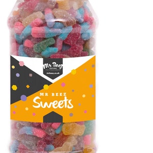 Fizzy Mix Sweets Tangy novità barattolo regalo medio o grande