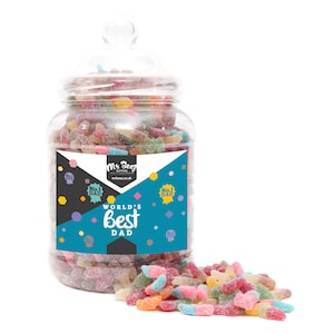 Il miglior regalo per papà al mondo Fizzy Mix 1700 g barattolo novità Sweet Tub Festa del papà