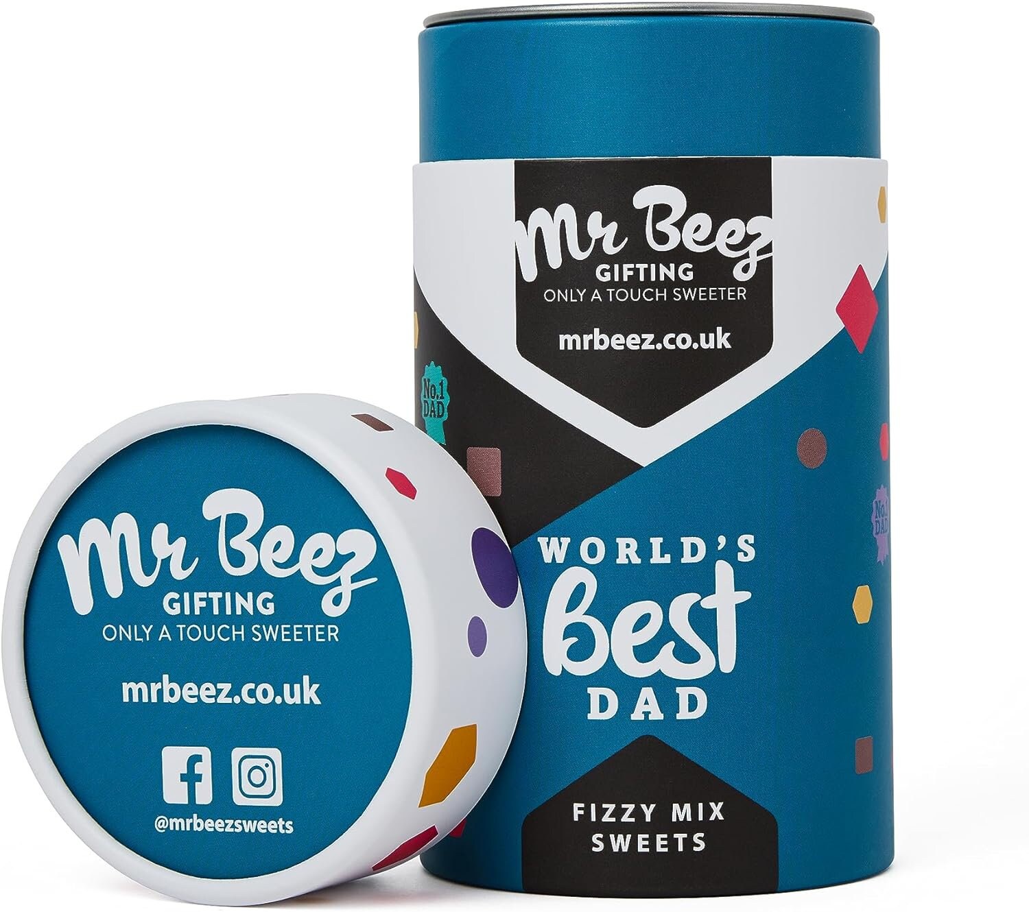 Mr Beezsweets Worlds Best Dad Gift Fizzy Mix 23x9cm 625 | INDIA