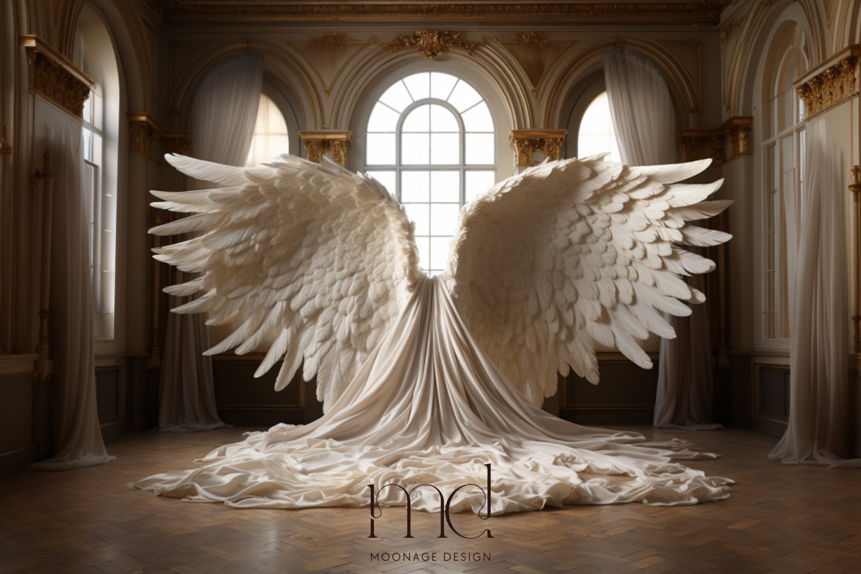 8 Ultra Hi-res Digital Backdrops, Maternity Backdrop Overlays, Angel ...