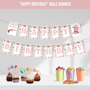My First Rodeo Birthday Banner, Cowgirl Happy Birthday Banner, Western Birthday Custom Banner, Birthday Bunting, Birthday Wall Banner, CI
