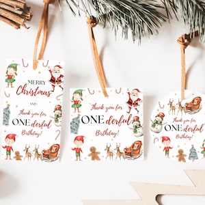 Etiquetas exclusivas para lembrancinhas de aniversário e feriados, etiquetas de feliz Natal, etiquetas de agradecimento, etiquetas de presente de aniversário e Natal, etiquetas de feliz Natal