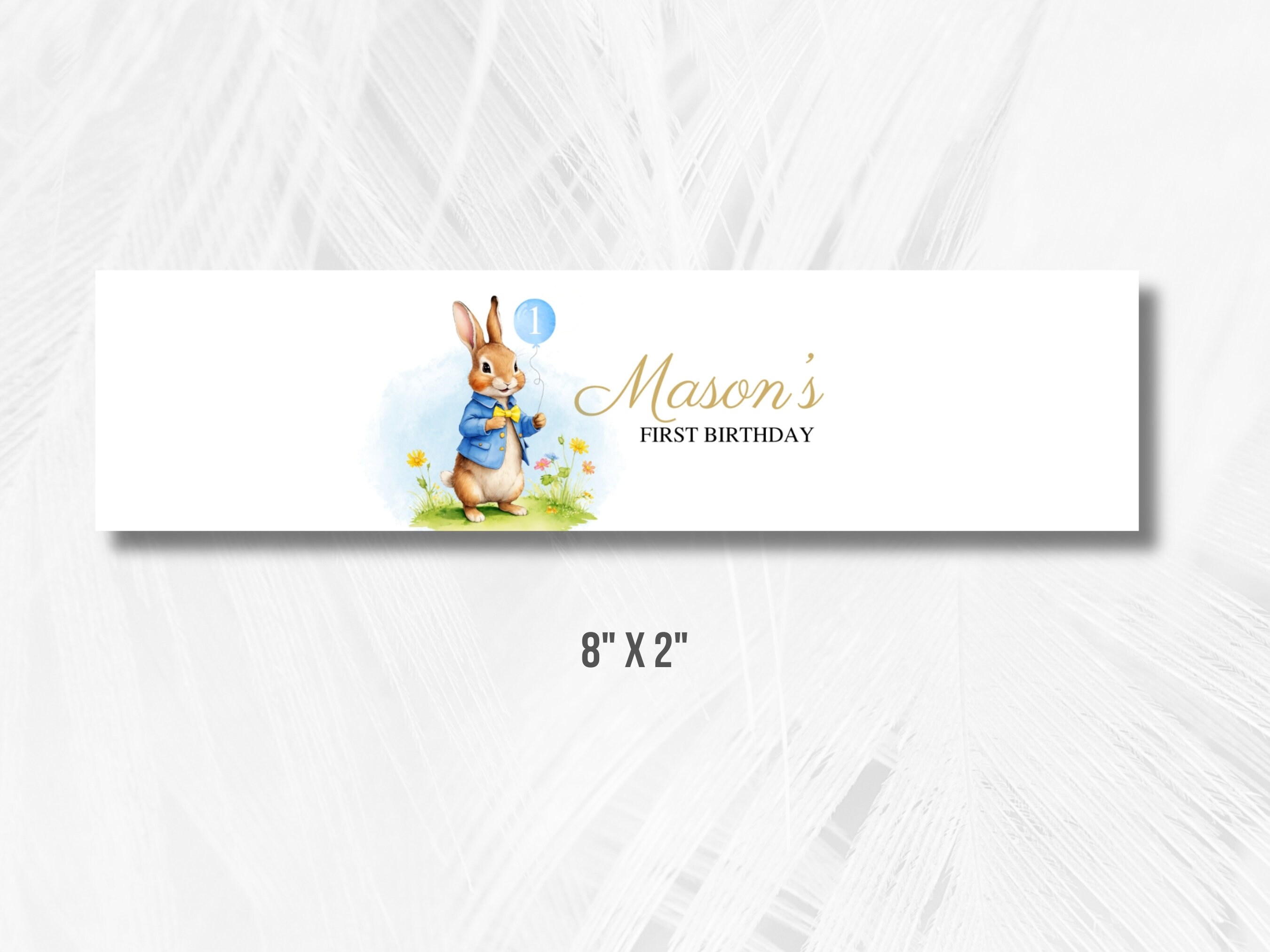 Peter Rabbit Name Labels Peter Rabbit Birthday Water Bottle Labels | Bunny Bottle Stickers ...