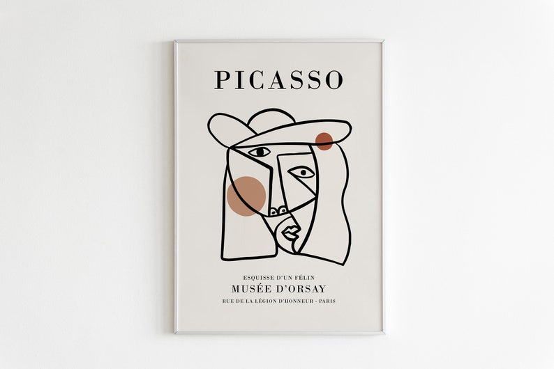Picasso Print, Picasso Drawings, Printable Wall Art, Picasso Printable ...