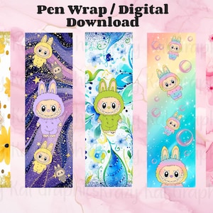 Monster Doll, Character, Cartoon, Epoxy, Crafting Supply, ink joy pen, Pen Wrap Digital Download file PNG