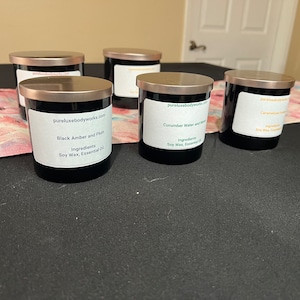 100% Soy Candles Homemade, All Natural Candles, Spring scented Candles