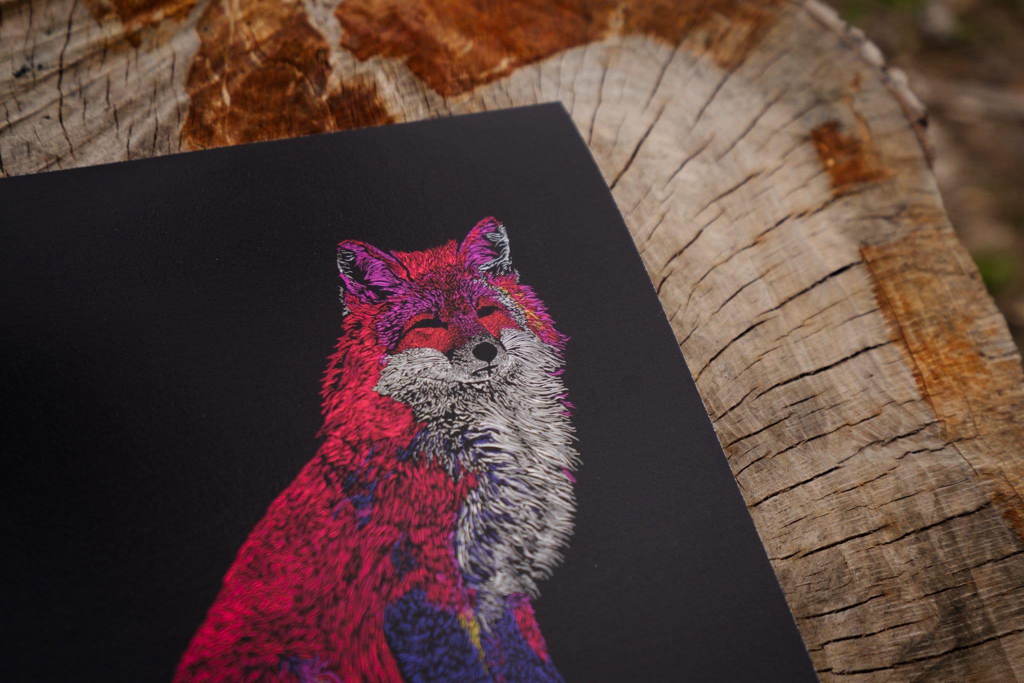 Red Fox Art Print, Giclee' Art Prints, Wildlife Artwork, Foxes ...