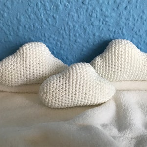 Crocheted cloud, crocheted stars for mobile, play arch, Maxi Cosi