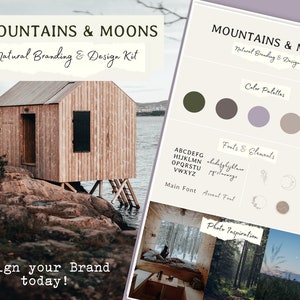Creative Business Branding Kit, Color Palettes, Printable Planner, Editable Canva Template, Done for You, Logo Design, All Inclusive Kit