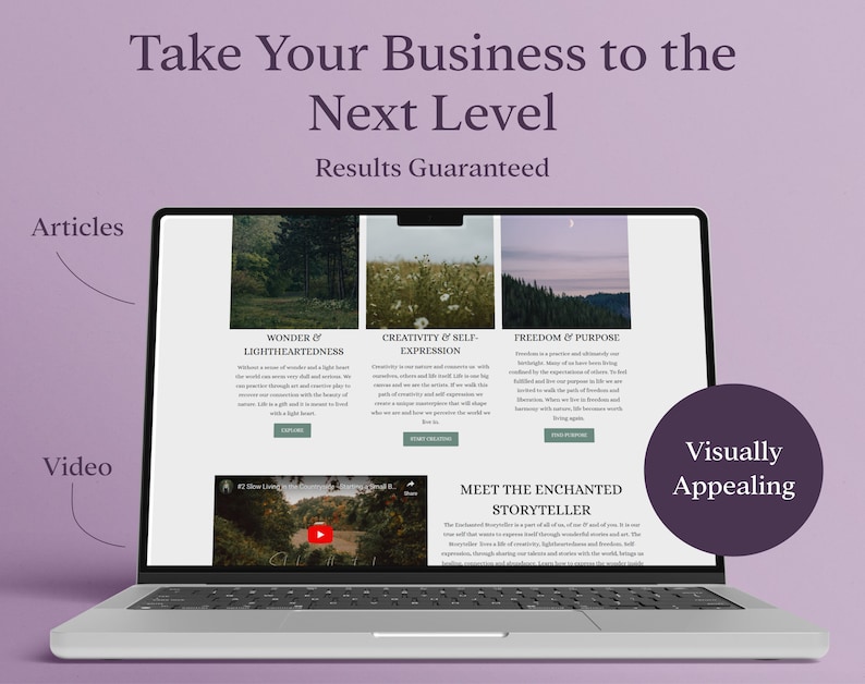 Professional Website Design Setup - Business Template - Small Business ...