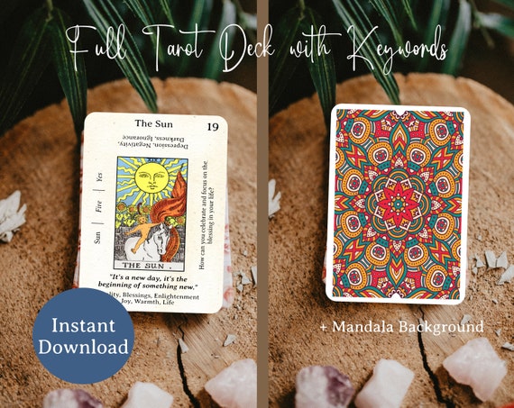 Mua Wyspell Classic Tarot Cards With Guide Book - 78 Gold Tarot Cards For Beginners Tarot Cards - View #6