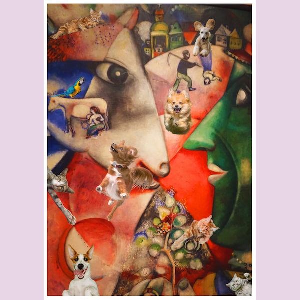 Chagall, Cats and Canines - Animal Art