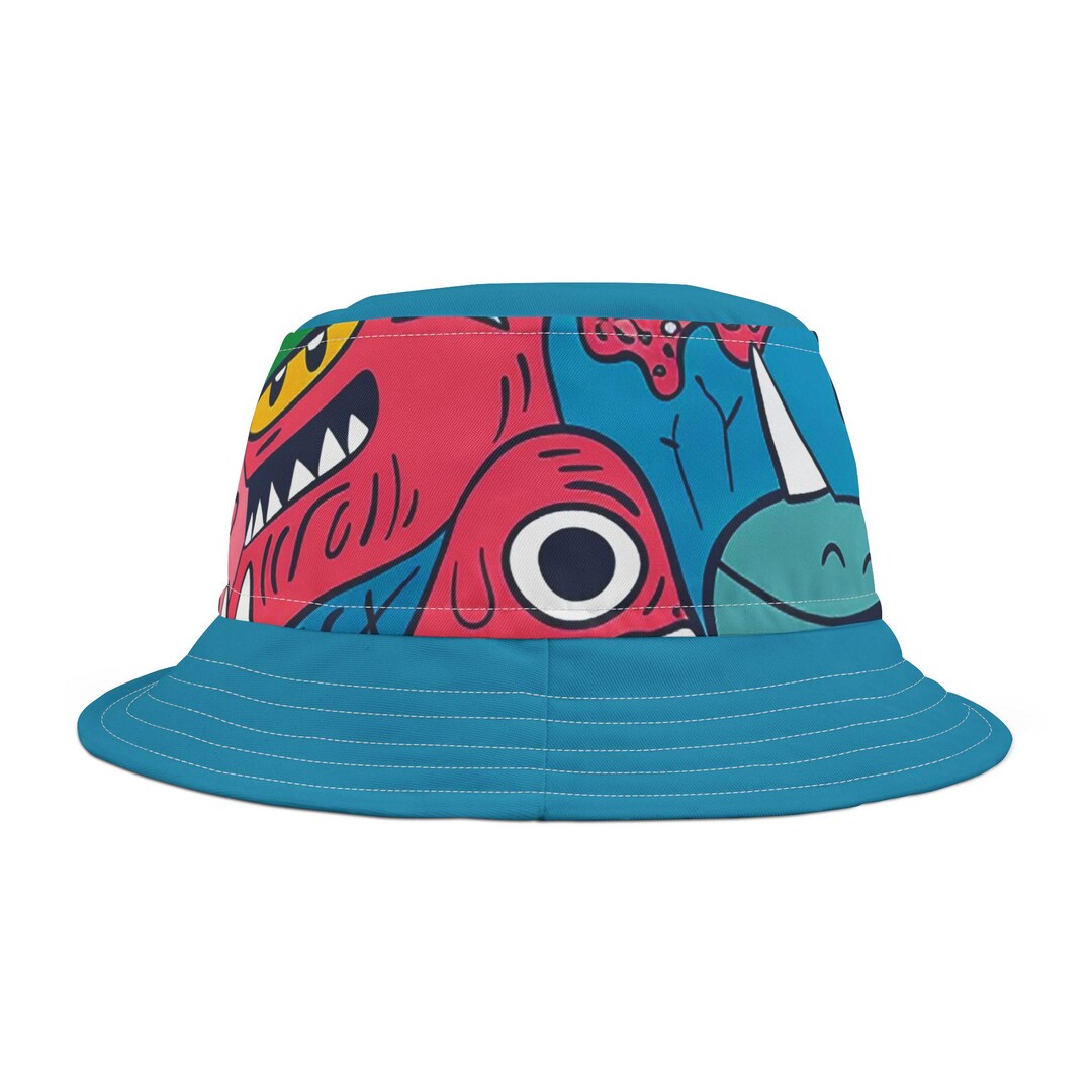Monster G Perforated Bucket Hat - Black