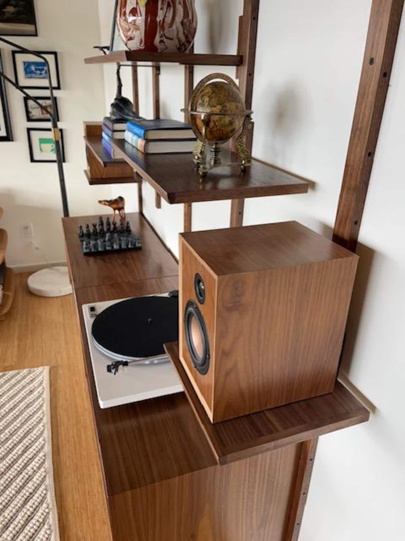 Modular Shelving System SPEAKER STAND/ Cado Inspired Adjustable Wall