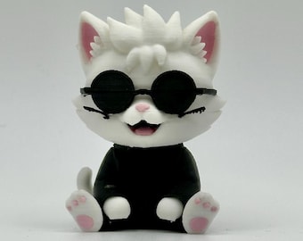 Jujutsu Kaisen Figure – Gojō as a Cat – approx. 6 cm – Anime Decoration