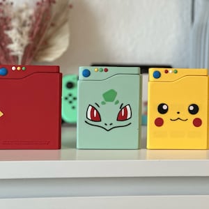 Pokedex personalizada para Nintendo Switch: ¡con tu Pokémon favorito! Espacio para 12 cartas de juego – Personalizado y sostenible – Fabricado en Alemania
