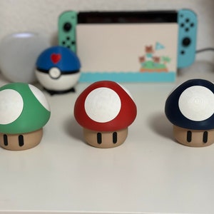 Nintendo Switch Box super Mario bros Mushroom Pilz Block Spielehalterung