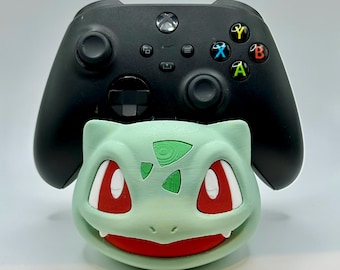 Bulbasaur Controller Holder: Universal stand for Xbox, PlayStation and Nintendo controllers