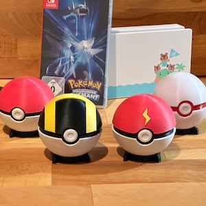 POKEBALL TEMPOBALL HYPERBALL Ultraball Premiumball pour Nintendo Switch Jeux Gamebox Support pour étui de jeux Pikachu Pokemongo
