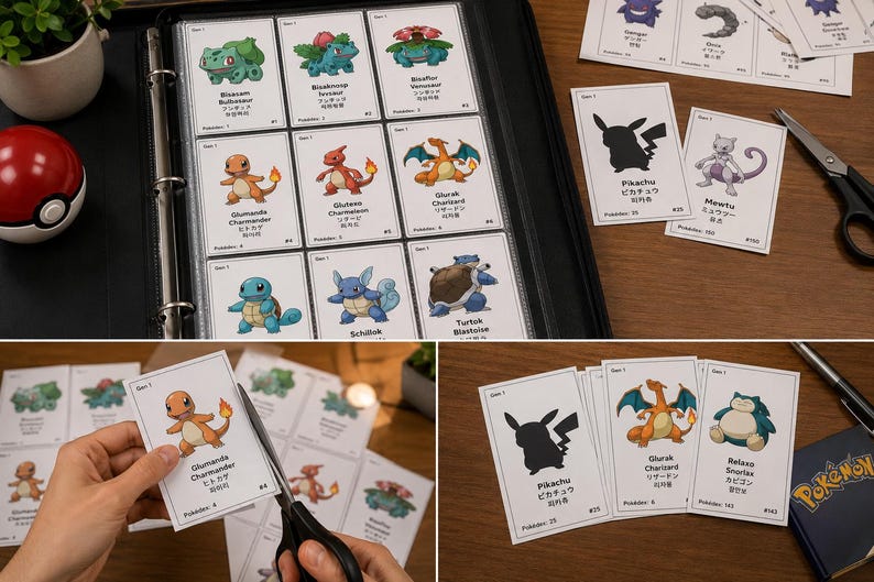 Pokémon Binder Placeholder PDF | Printable Binder Filler Cards ...