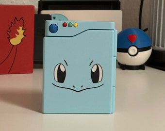 Pokedex Squirtle Squirtle Pokemon Nintendo Switch Juegos Gamebox Soporte para estuche de juegos POKEBALL