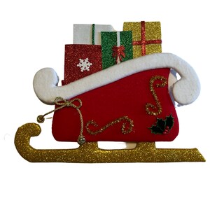 Christmas Sleigh Wreath Attachment
