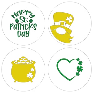 St. Patrick&#39;s Day Macaron Silk Stencils | Cake Pop Stencils