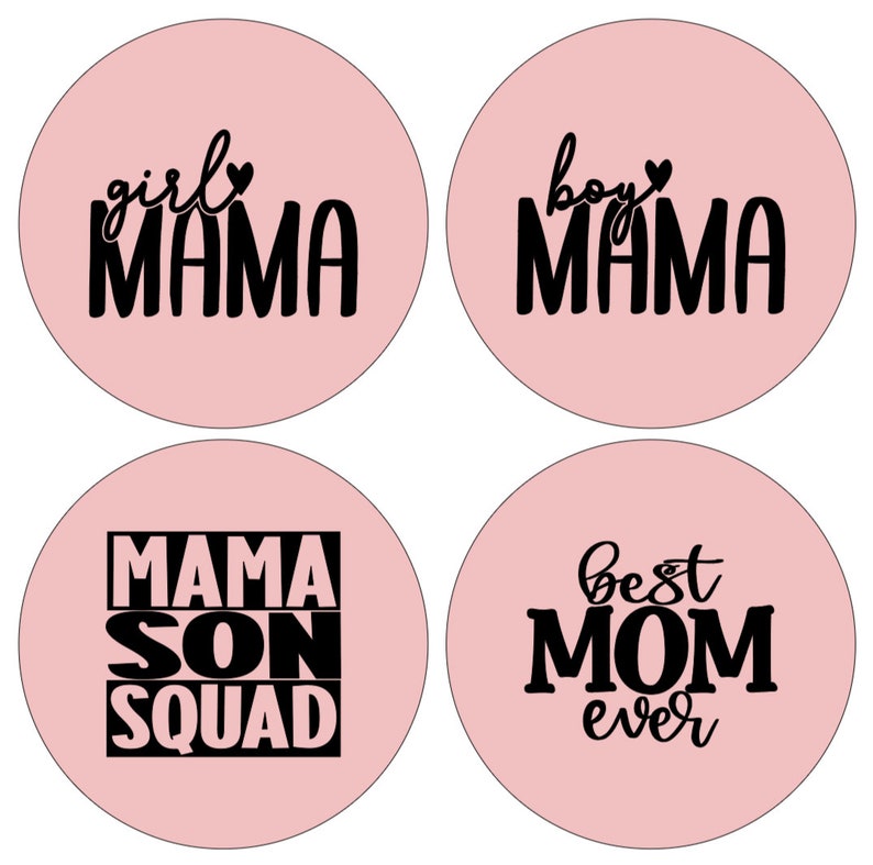 Mother's Day Macaron Stencils Cake Pop Stencils image 3