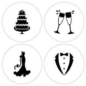 Wedding Macaron Silk Stencils | Cake Pop Stencils