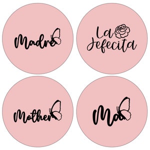 Mother's Day Macaron Stencils Cake Pop Stencils image 4