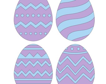 Easter Egg Pattern Silk Stencils | Cake Pop Stencils