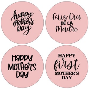 Mother's Day Macaron Stencils Cake Pop Stencils image 1