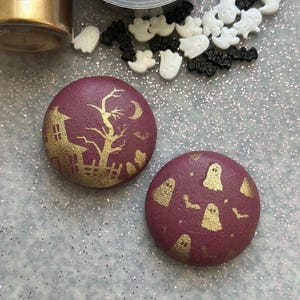 Spooky Patterns Macaron Silk Stencils | Cake Pop Stencils