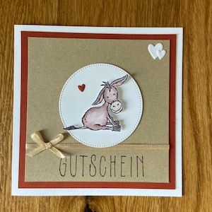 Gutschein für einen personalisierten Bilderrahmen zur Geburt | Taufe | Geburtstag | Baby  - Freude auf  vier Hufen