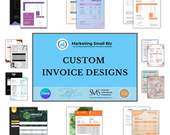 I will create an Invoice Design for your Business with FREE revision | Job Estimate. Purchase Order. Quote. Receipt Template.