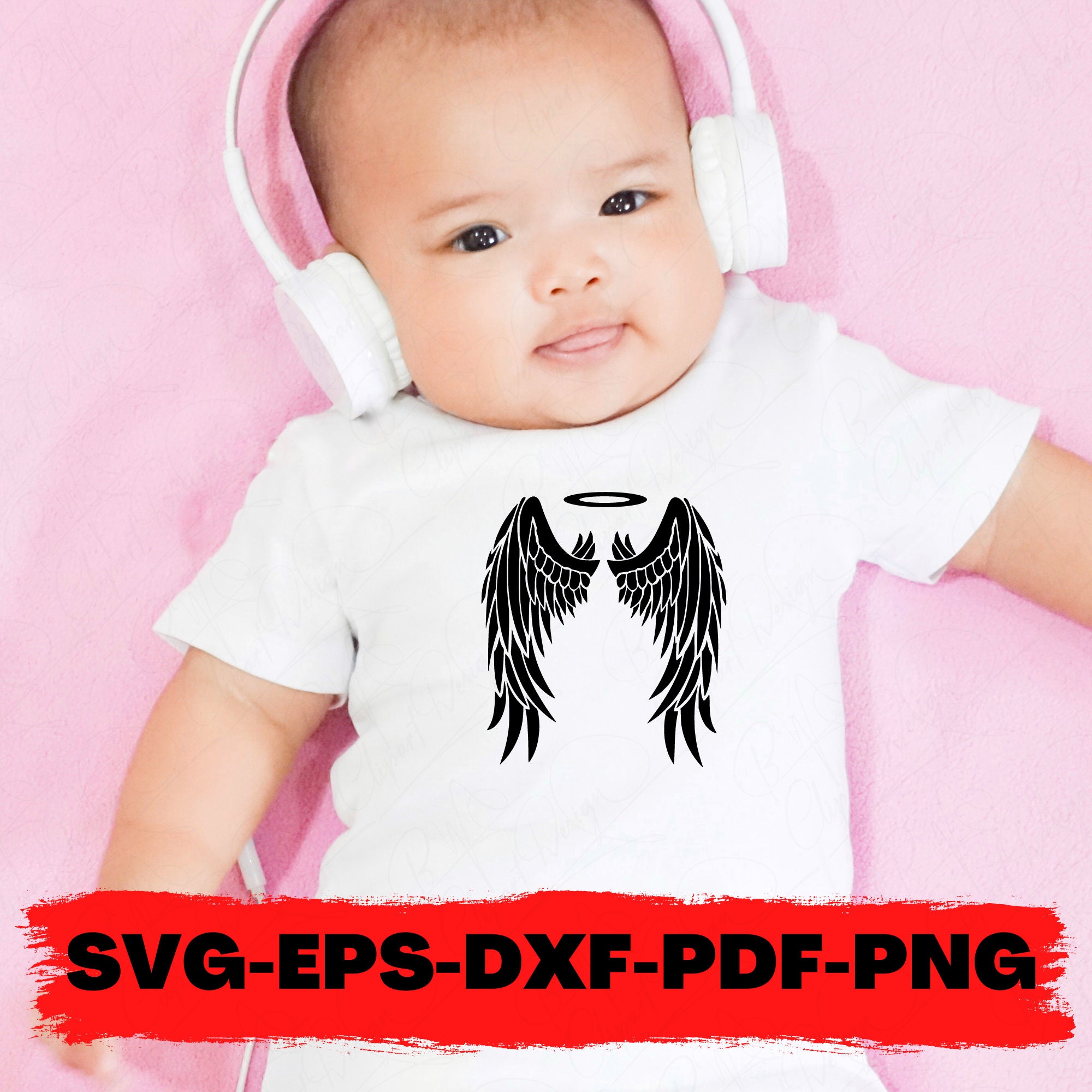 Angel Wings Svg, Wings Svg, Angel Wings Cricut File, Instant Download