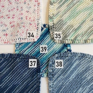 Hand Knit Cotton Dishcloth Washcloth Handmade VARIEGATED COLORS 1 Ready To Ship image 7