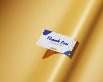 DIY Paper Thank You Card |