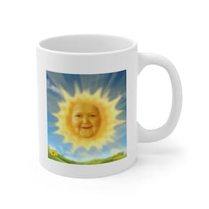 Hasbulla Mug - Sunshine Baby -  Funny Meme - White, Ceramic, 11 fl oz Mug
