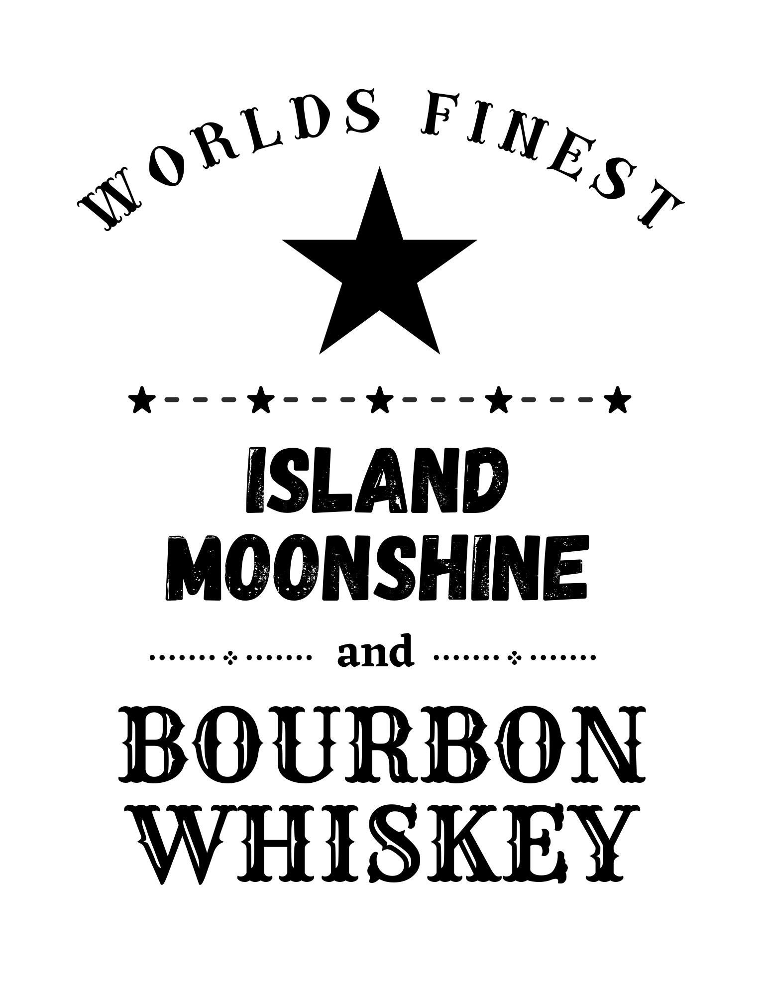 Island Moonshine Graphic Instant PNG JPG Digital Download Printable Art ...