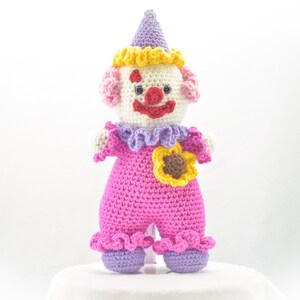 Crochet Clown Doll, Amigurumi, Handmade