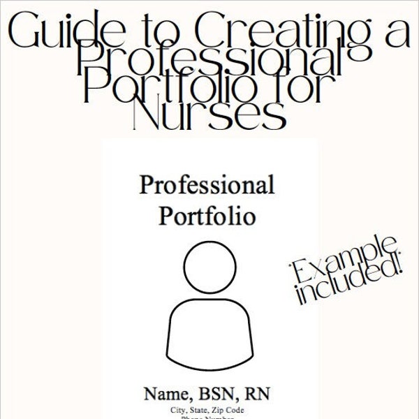 Guide to Creating a Professional Portfolio for Nurses