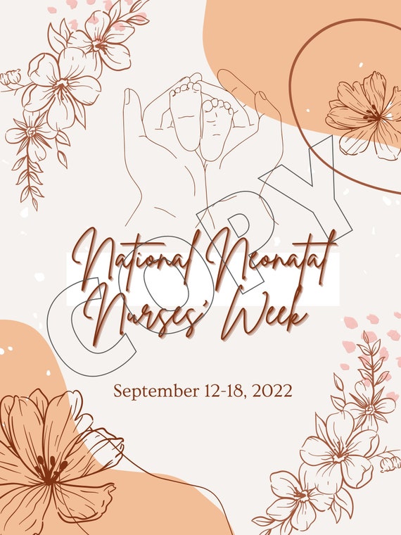 National Neonatal Nurses' Week Etsy
