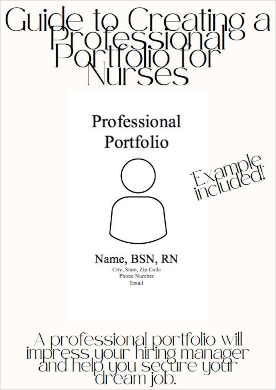 Guide to Creating a Professional Portfolio for Nurses Etsy