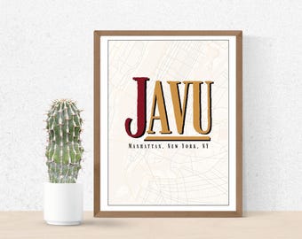 Friends Javu Restaurant Poster 18” x 24”