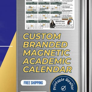 Canva Template - Branded School Calendar Template for Realtors