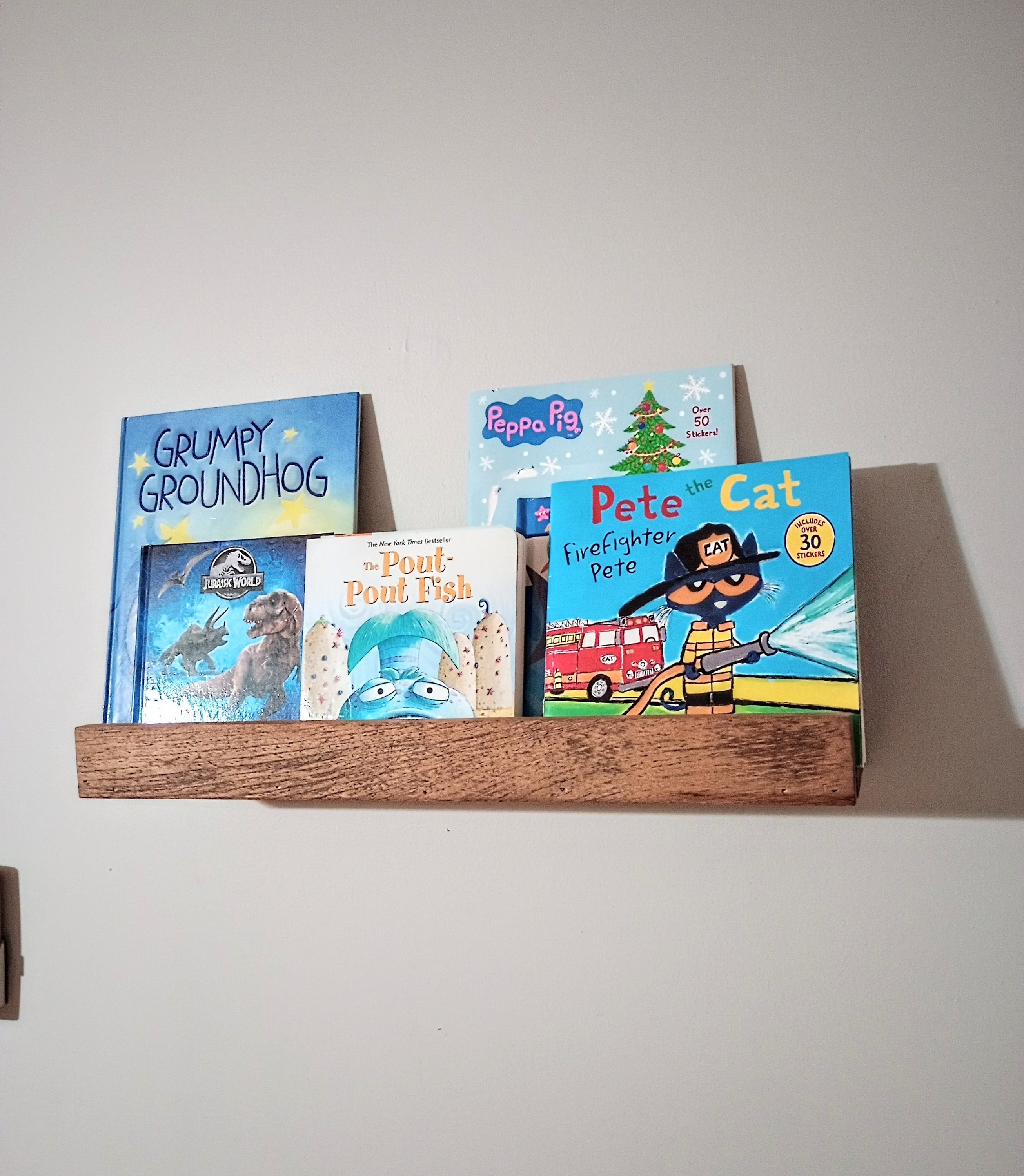 Nursery Shelves Book Ledge Nursery Bookshelves Floating Etsy