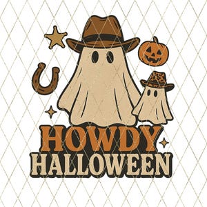 Howdy/ghost/halloween/western/PNG